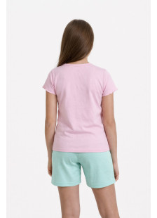 NINA CLUB girls' pink summer pyjamas NINA-150