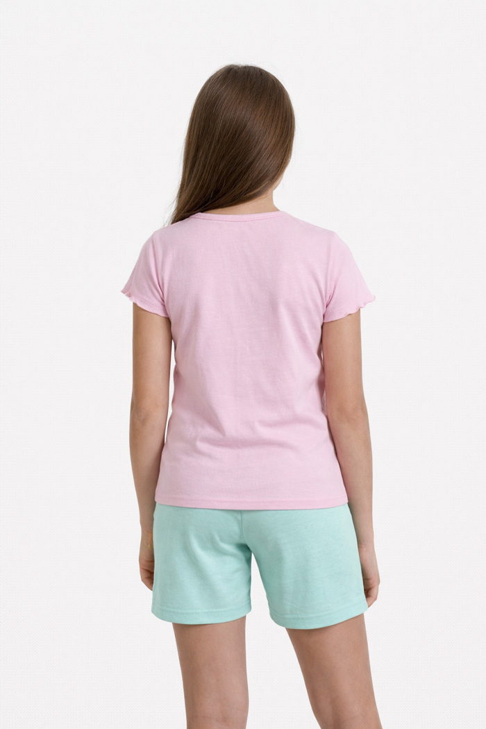 NINA CLUB girls' pink summer pyjamas NINA-150