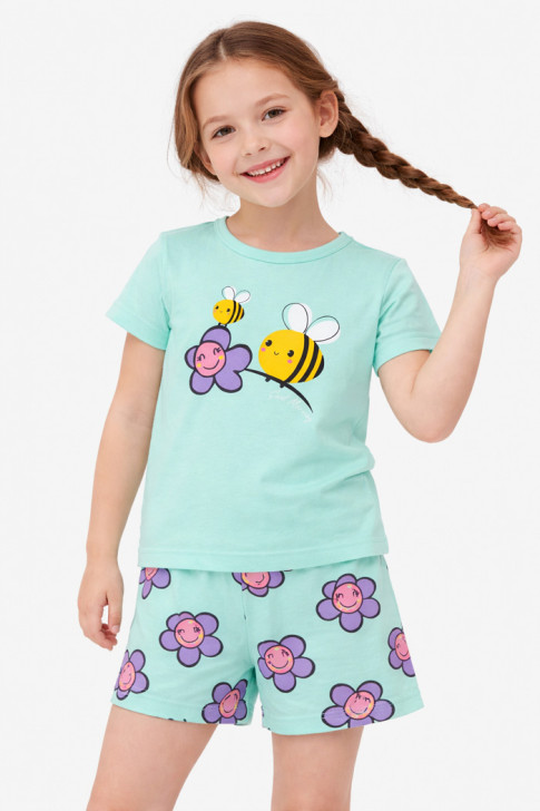 TRAX Girls’ Summer Pyjamas 49292 - Mint Green