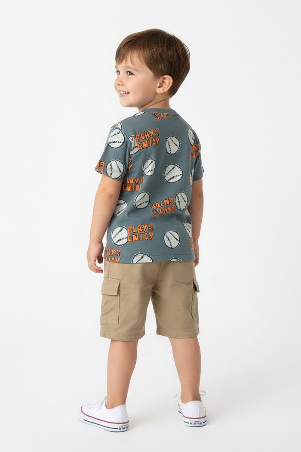 TRAX boys’ mint summer set with T-shirt and shorts, model 49432