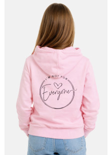 TRAX girls' pink hooded zip jacket