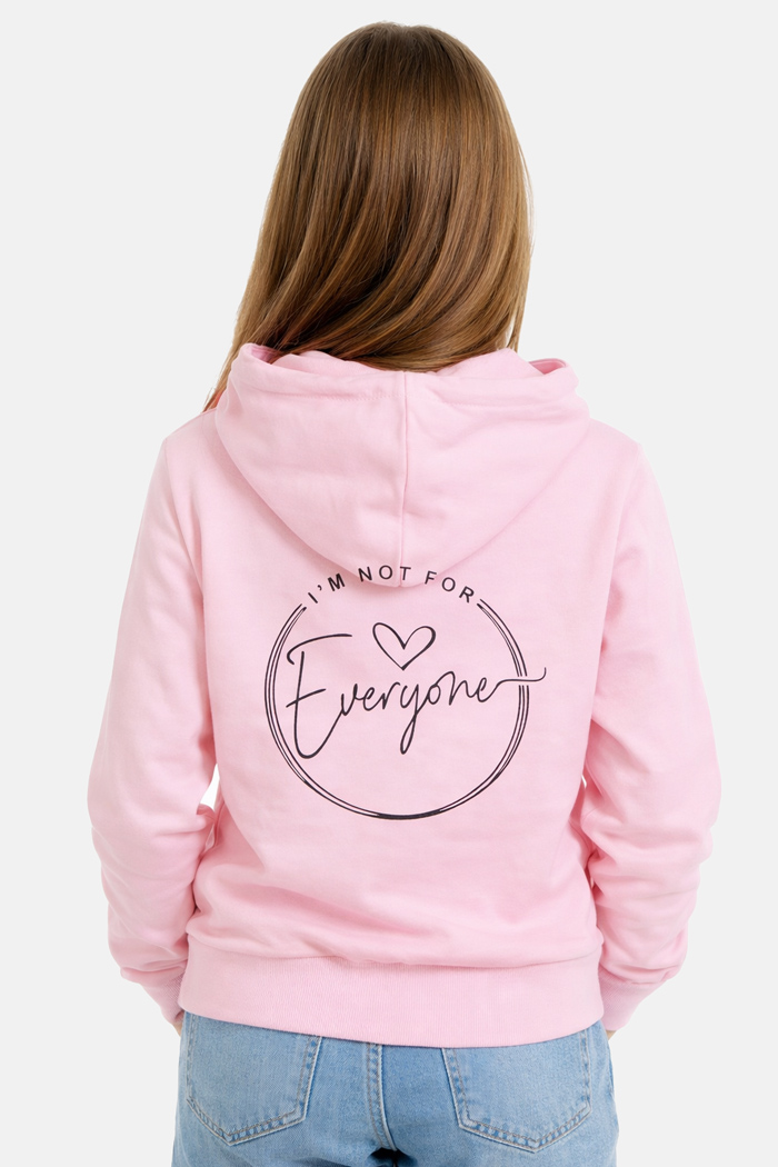 TRAX girls' pink hooded zip jacket