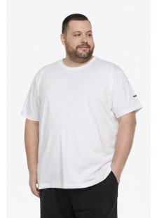 BODY MOVE men's white king size T-shirt