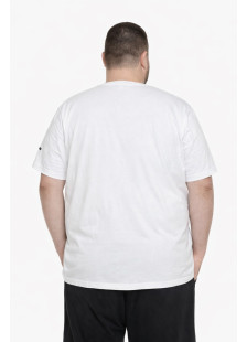 BODY MOVE men's white king size T-shirt