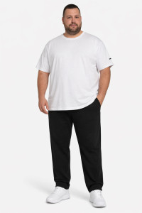 BODY MOVE men's white king size T-shirt