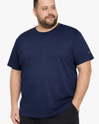 BODY MOVE Men's King Size T-Shirt Dark Blue 821A-3