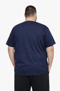 BODY MOVE men's dark blue king size T-shirt