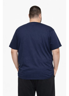 BODY MOVE men's dark blue king size T-shirt