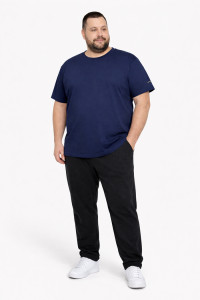 BODY MOVE men's dark blue king size T-shirt