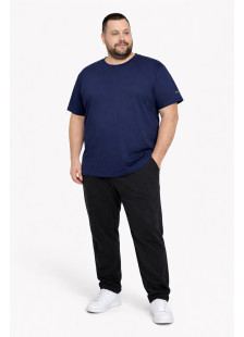 BODY MOVE men's dark blue king size T-shirt