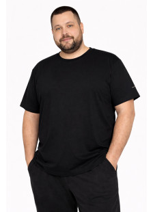 BODY MOVE men's black short-sleeved T-shirt 821A-4