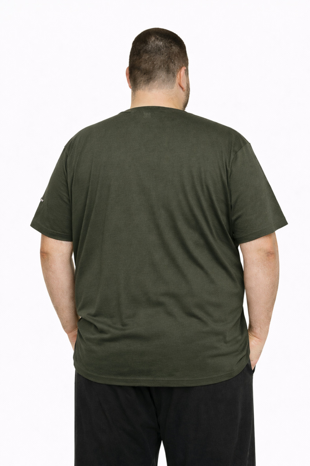BODY MOVE men's khaki short-sleeved T-shirt 821A-5