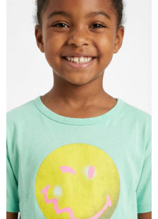 TRAX girls’ mint T-shirt and black biker shorts set