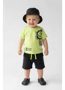 TRAX baby boys’ summer set with hat in light green