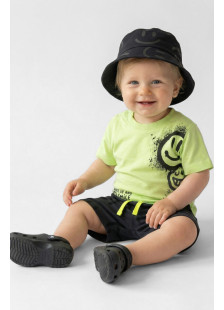 TRAX baby boys’ summer set with hat in light green