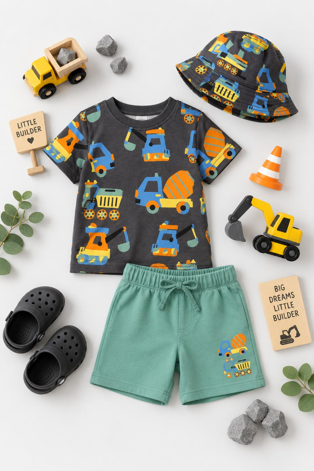 TRAX baby boys’ summer set with hat