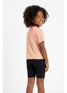 TRAX girls' mint T-shirt and black biker shorts set