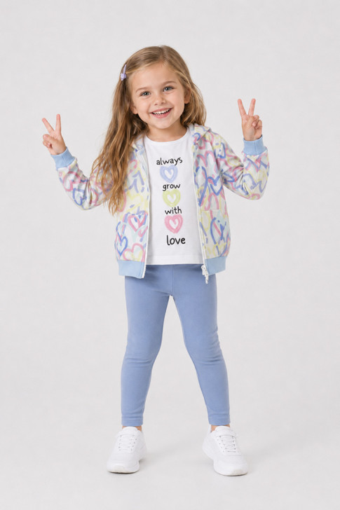 TRAX Girls' 3-Piece Set with Hoodie 49207