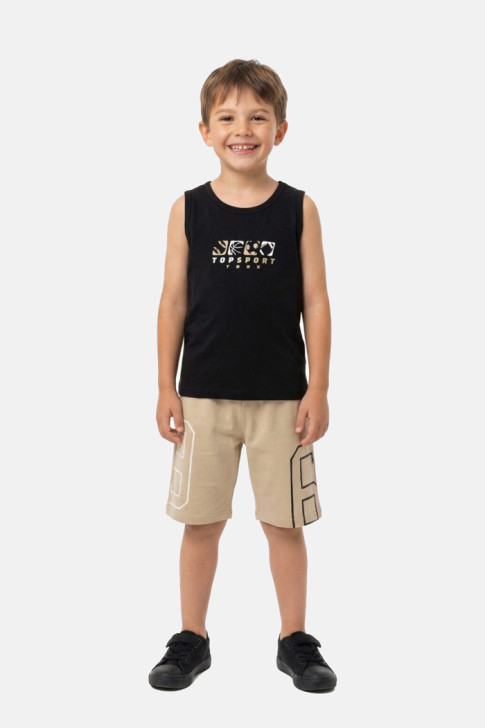 TRAX Boys’ Sleeveless Summer Set 49351 – Black