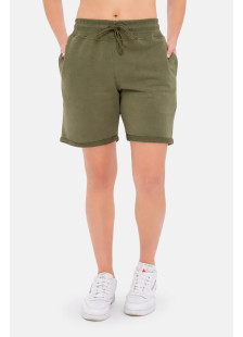 BODY MOVE women's khaki Bermuda shorts