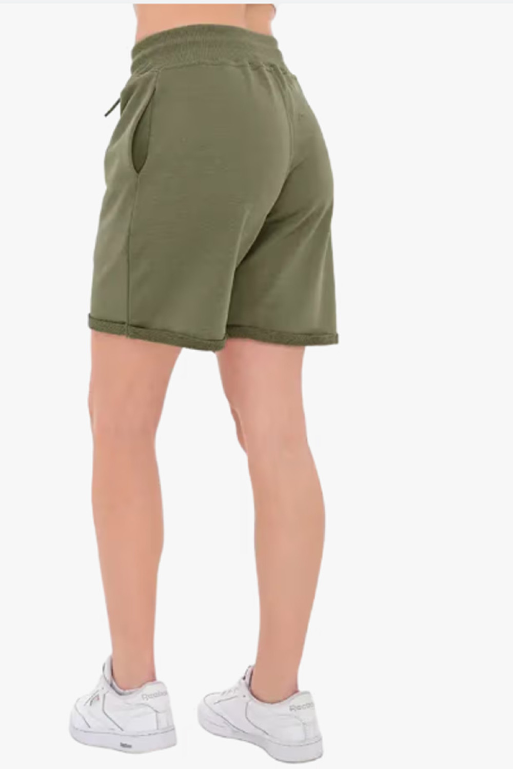BODY MOVE Damen-Bermudashorts in Khaki