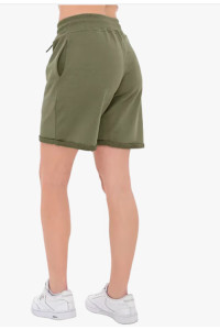 BODY MOVE Damen-Bermudashorts in Khaki
