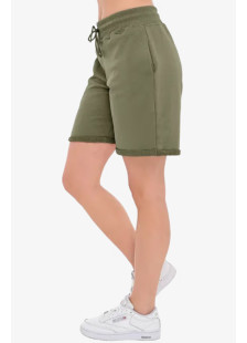 BODY MOVE women's khaki Bermuda shorts