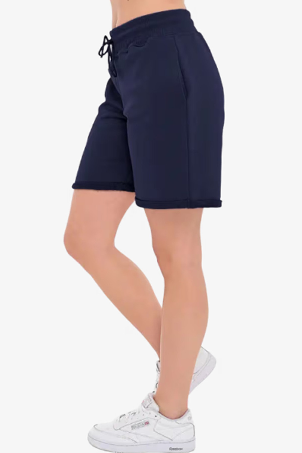 BODY MOVE Damen-Bermudashorts in Dunkelblau