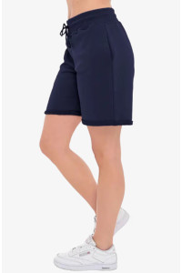 BODY MOVE Damen-Bermudashorts in Dunkelblau
