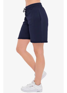 BODY MOVE women's dark blue Bermuda shorts
