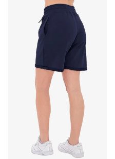 BODY MOVE women's dark blue Bermuda shorts
