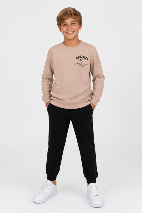 TRAX Boys' Tracksuit Set 49308-2 – Beige