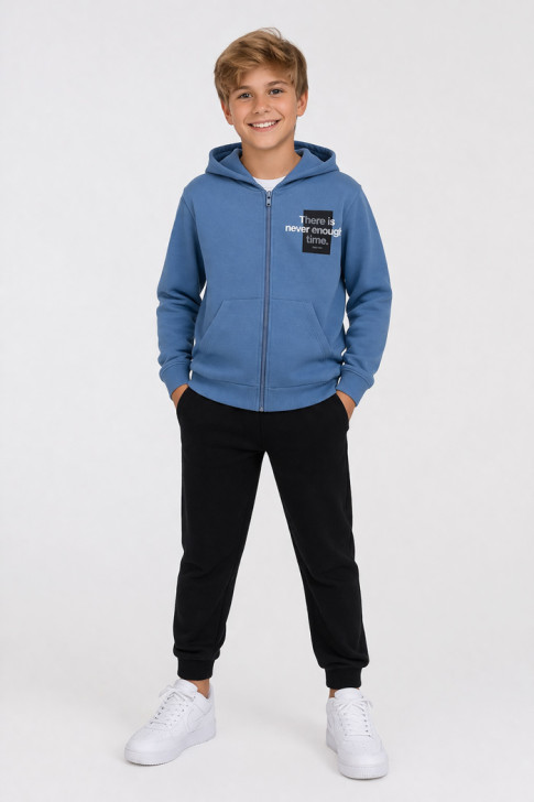 TRAX Boys' Tracksuit Set with Hooded Jacket 49307 – Indigo