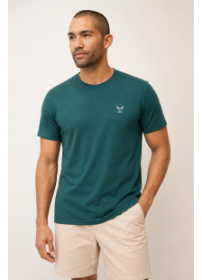 OLYMPIC CHALLENGER men's short-sleeve T-shirt with embroidered chest logo