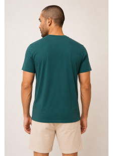 OLYMPIC CHALLENGER men's short-sleeve T-shirt with embroidered chest logo