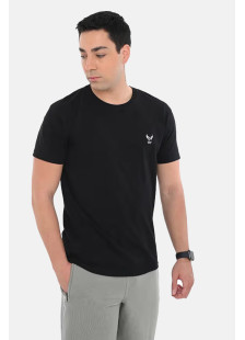 OLYMPIC CHALLENGER men's short-sleeve T-shirt with embroidered chest logo