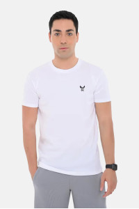 OLYMPIC CHALLENGER men's short-sleeve T-shirt with embroidered chest logo