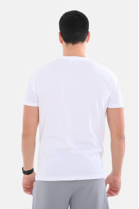 OLYMPIC CHALLENGER men's short-sleeve T-shirt with embroidered chest logo