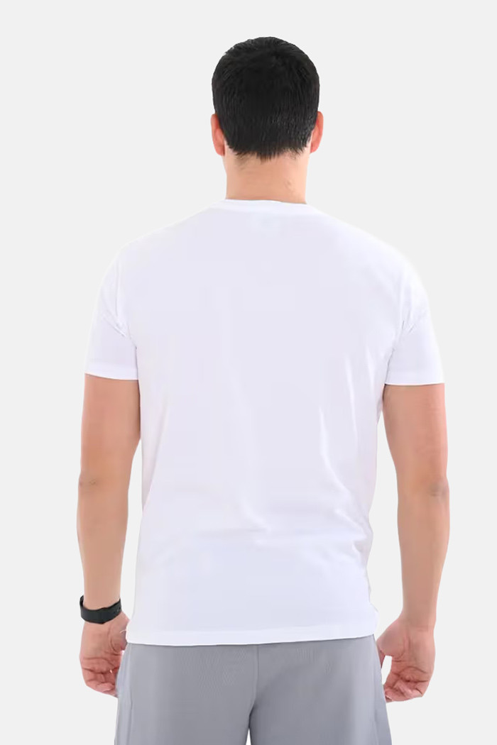 OLYMPIC CHALLENGER men's short-sleeve T-shirt with embroidered chest logo