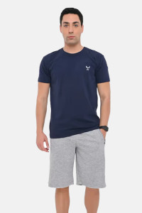 OLYMPIC CHALLENGER men's short-sleeve T-shirt with embroidered chest logo