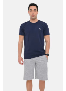 OLYMPIC CHALLENGER men's short-sleeve T-shirt with embroidered chest logo