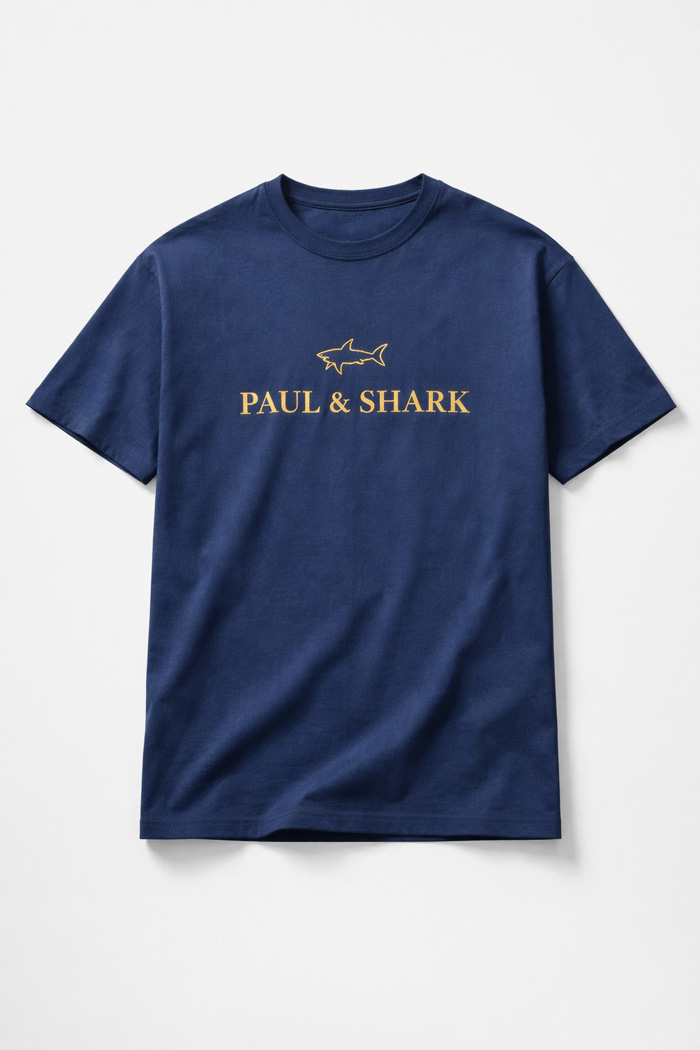 Dark blue TRAX PAUL SHARK men’s T-shirt