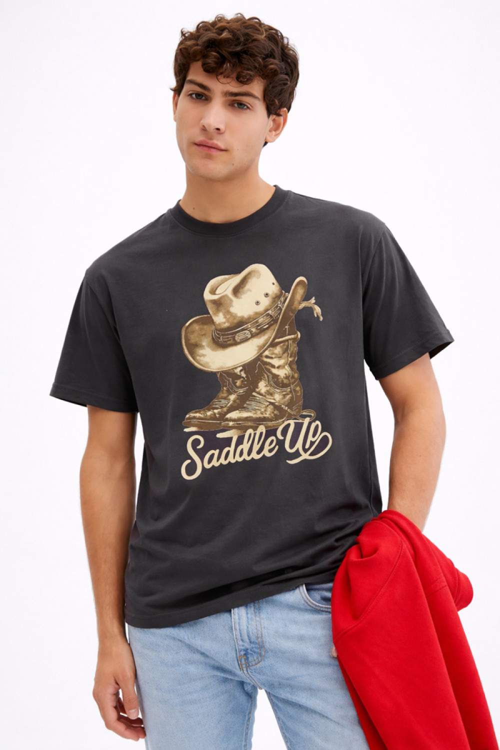 Anthracite TRAX BOOTS men’s T-shirt