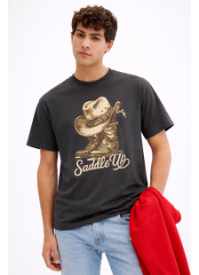 Anthracite TRAX BOOTS men’s T-shirt