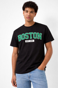 Black TRAX BOSTON men’s T-shirt