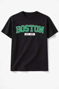 Black TRAX BOSTON men’s T-shirt