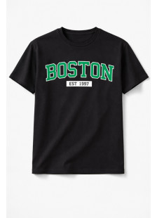Black TRAX BOSTON men’s T-shirt