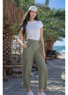 AXON HAREM unisex asymmetric trousers