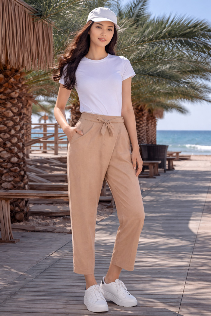 AXON HAREM unisex asymmetric trousers