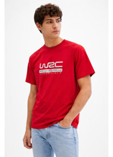 TRX men's red cotton T-shirt with WRC TRAX print